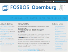 Tablet Screenshot of fos-obernburg.de